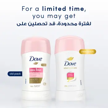 Dove Antiperspirant Stick Even Tone 40Ml