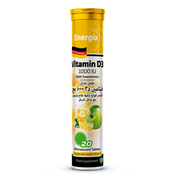 Energia Vitamin D3 1000 Iu Eff Tab 20Pieces