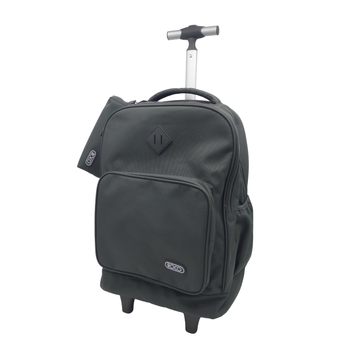 Roco Solid Trolley Bag For 15.6In Device Solid Color Metal Grey 1Pieces