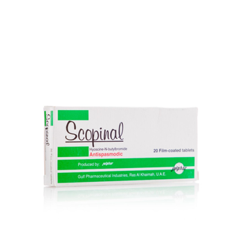 Gulf Pharmaceutical Scopinal Antispasmodic 10mg 20Tablets