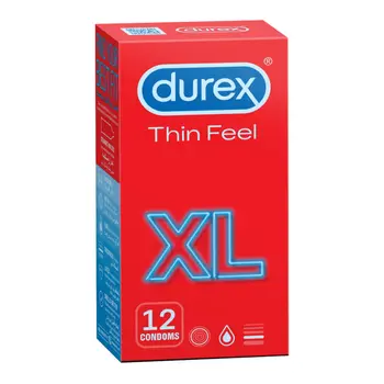 Durex Condom Xl Thin Feel 12Pieces