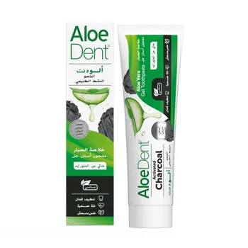 AloeDent Strong Mint Charcoal Toothpaste 100Ml