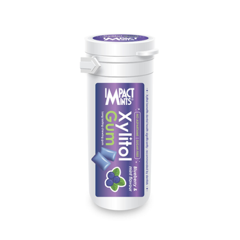 Impact Mints Xylitol Gum Blueberry 30g