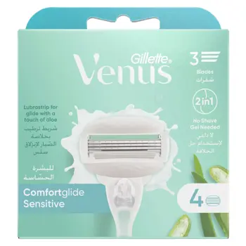Gillette Venus Aloe Vera Razor Refill 4 Pieces