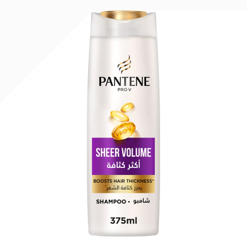 Pantene Sheer Volume Shampoo 375Ml