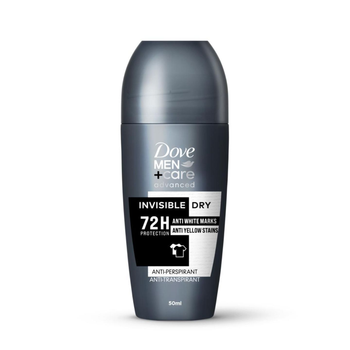 Dove MenWithCare Advanced Antiperspirant Roll On Deodorant Invisible Dry 50Ml