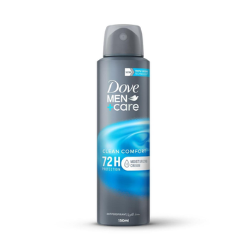 Dove MenWithCare Antiperspirant Deodorant Body Spray Clean Comfort 150Ml