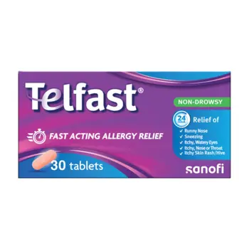Telfast 180 Mg Tablet 30Pieces