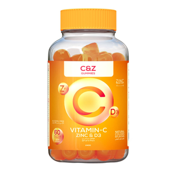 Lujeera Vitamin C&Zinic Gummies Lemon 60 Pieces