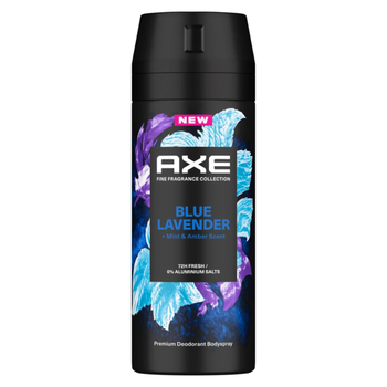 Axe Fine Fragrance Premium Deodorant Body Spray Blue Lavender 150Ml