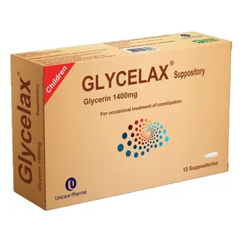 Unicare Pharma Glycelax Suppositories for Children 12 Pieces