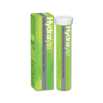 Hydralyte Lemon Lime Effervescent Electrolyte Tablets 20Pieces