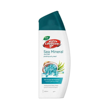 Lifebuoy Antibacterial Body Wash With Loofah Sea Mineral 300Ml