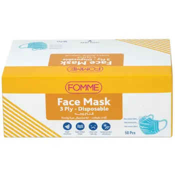 Fomme 3-Ply Disposable Face Mask 50 Pieces