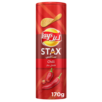 ليز شرائح بطاطس ستاكس الحارة 170 جرام