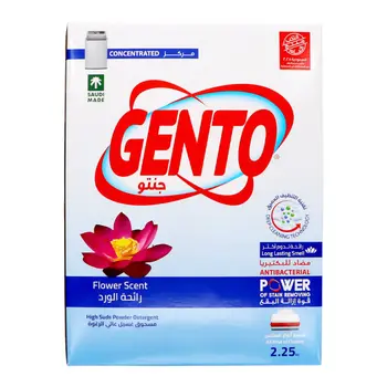 Gento Washing Powder High Foam Flower Scent 2.25Kg