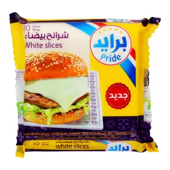 Pride Cheddar Analog Cheese Slices 200g
