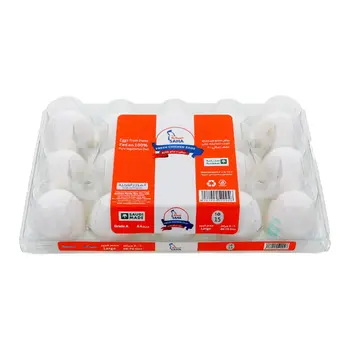 Saha Happy Henny White Eggs 15 Pieces