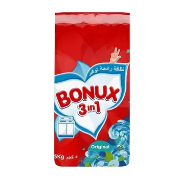 Bonux 3-in-1 Original Semi-Automatic Powder Laundry Detergent 5kg