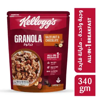 Kellogg’s Granola Chocolate with Hazelnuts 340g