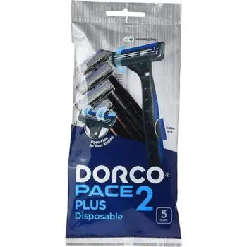Dorco PACE 2 PLUS Disposable Razors 5pieces