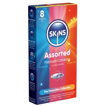 Skins Condoms Assorted 8Pieces
