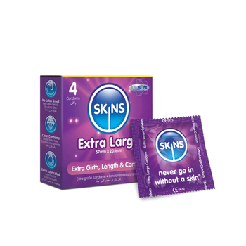 Skins Extra Large Condoms 4 Pieces