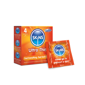 Skins Ultra Thin Condoms 4Pieces