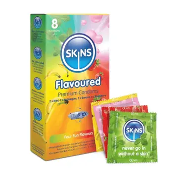 Skins Condoms Flavours 8Pieces