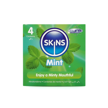 Skins Mint Flavored Condoms 4Pieces