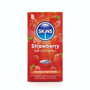 Skins Condoms Strawberry 8Pieces