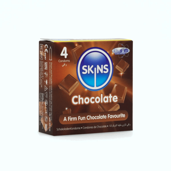 Skins Condoms Chocolate 4Pieces