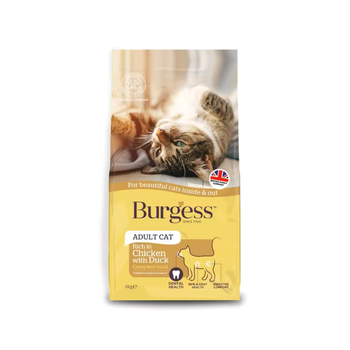 Burgess Adult Cat Chicken & Duck 4Kg