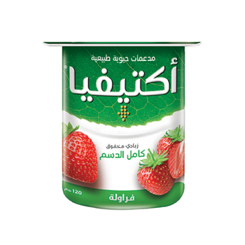 Activia Strawberry Full Fat Yoghurt 120g