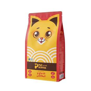 Petlicious Kitten Dry Food Chicken & Potatoes 2Kg