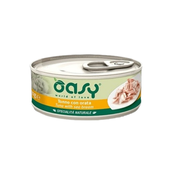 Oasy Wet Cat Food With Tuna & Sea Bream 150g