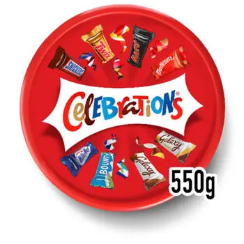Celebrations Chocolate Candy Mix Tin 550g