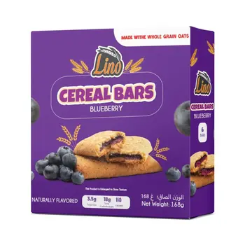 Lino Fruit & Grain Cereal Bar Blueberry 168g