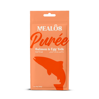 Mealos Salmon & Egg Yolk Cat Treat 4x60g