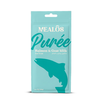 Mealos Salmon & Goat Milk Cat Treat 4x60g