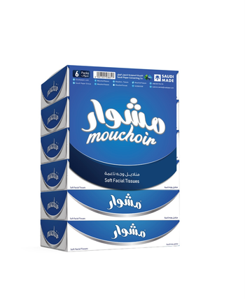 Mouchoir Soft Facial Tissues 6x100 Sheets