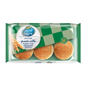 لوزين خبز البرجر بالسمسم 6قطع