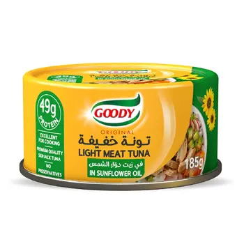 Goody Light Tuna in Sunflower Oil 185g