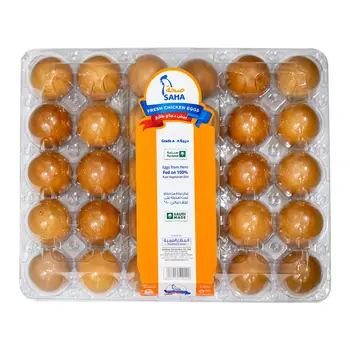 Saha Eggs Brown Med, 30Pieces