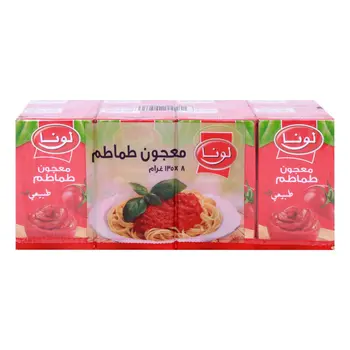 Luna Natural Tomato Paste 8x135g