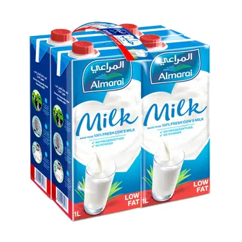 Almarai Low Fat Long Life Milk 4x1L