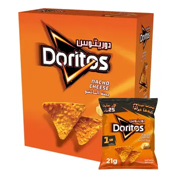 Doritos Nacho Cheese Tortilla Chips 12x21g