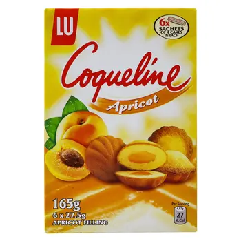 Lu Coqueline Apricot Cake 6X165g