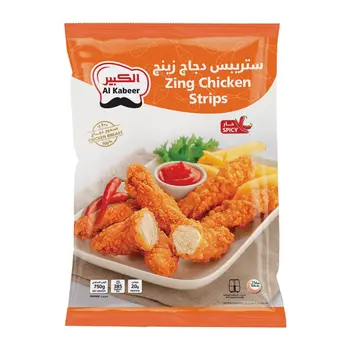 Al Kabeer Spicy Zing Chicken Strips 750g
