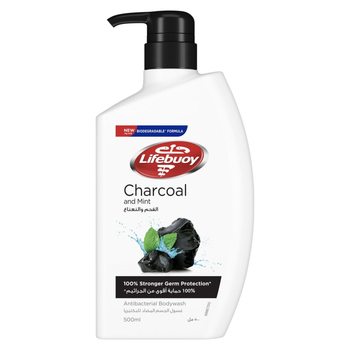 Lifebuoy Charcoal & Mint Body Wash 500Ml